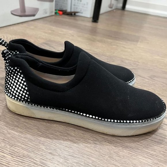 Stuart Weitzman neoprene color block loafer size 7.5 - Picture 3 of 3